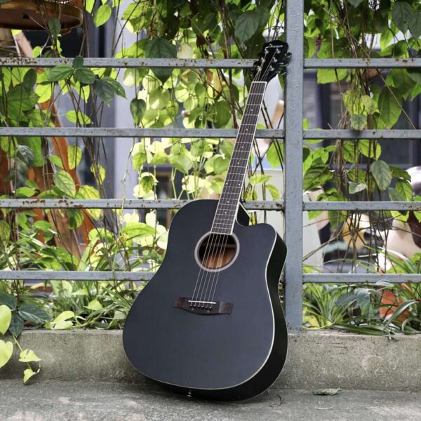 Donner DAG-1CB Akustikgitarre Set Akustik Gitarre 4/4 Cutaway Erwachsene 41 Zoll – Bild 3