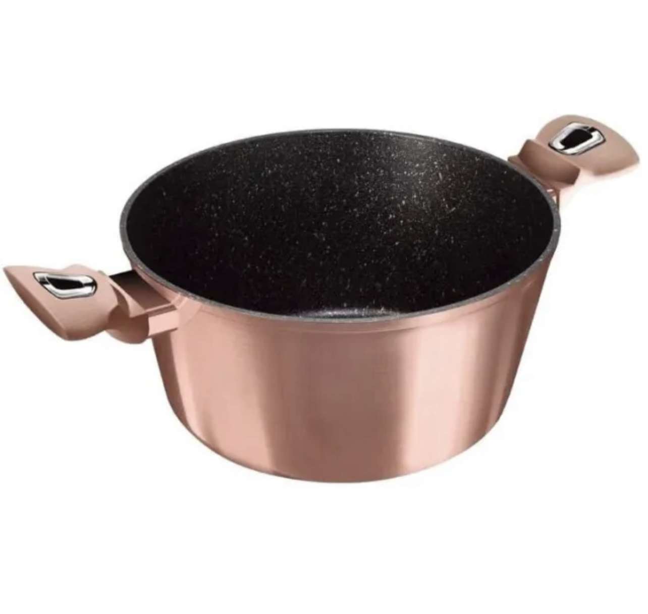 Rosa GoldTöpfe INDUKTION GLASDECKEL Kochtopf Topfset Keramik Marmor Geschenk NEUDas – Bild 3