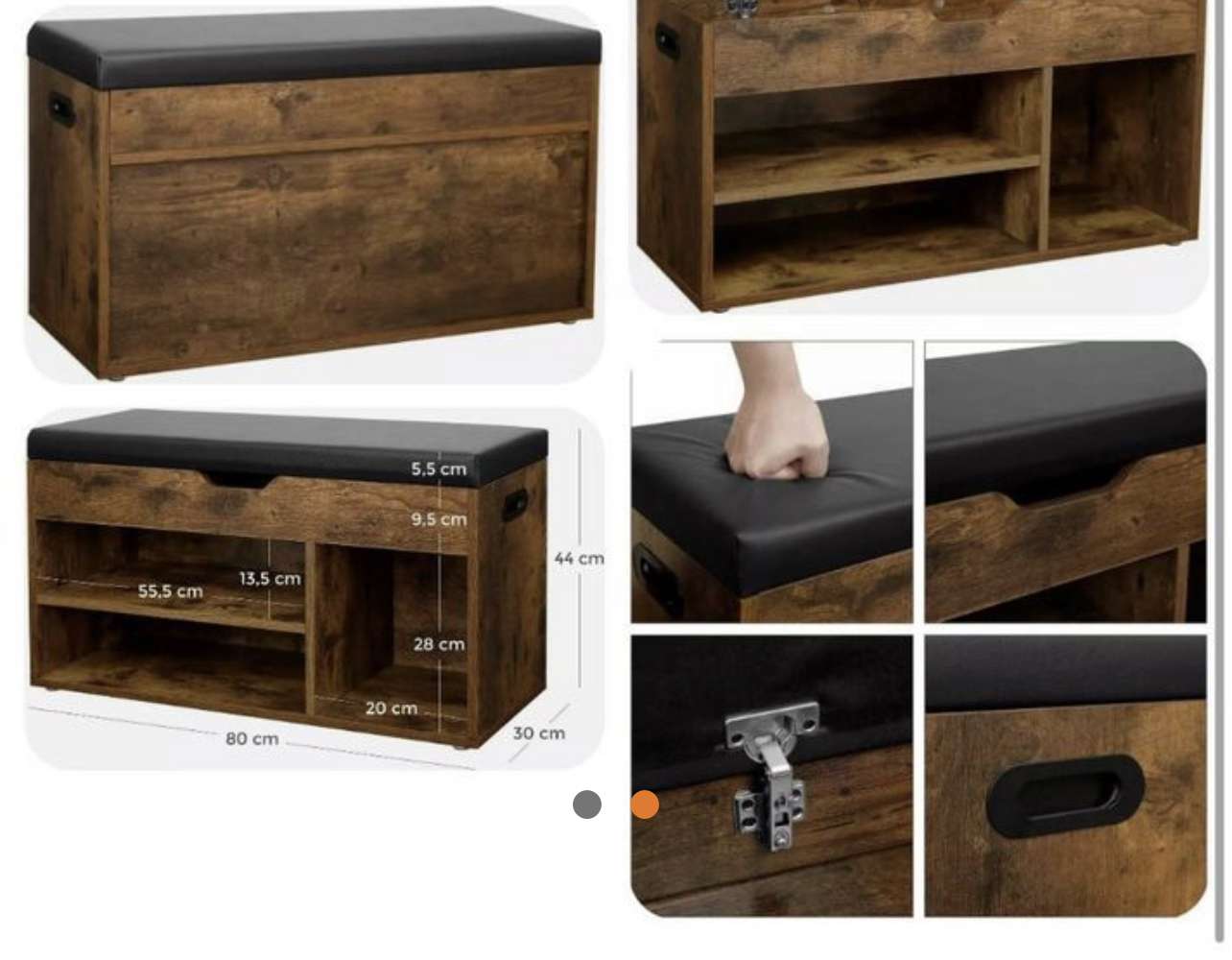 Schuhbank Sitzbank – Bild 2