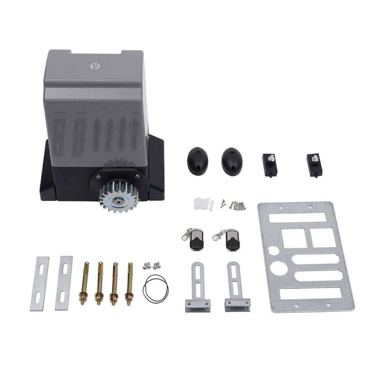 Schiebetorantrieb 1200KG Toröffner Komplett-Set + 6m Zahnstange Schiebetor Motor – Bild 4