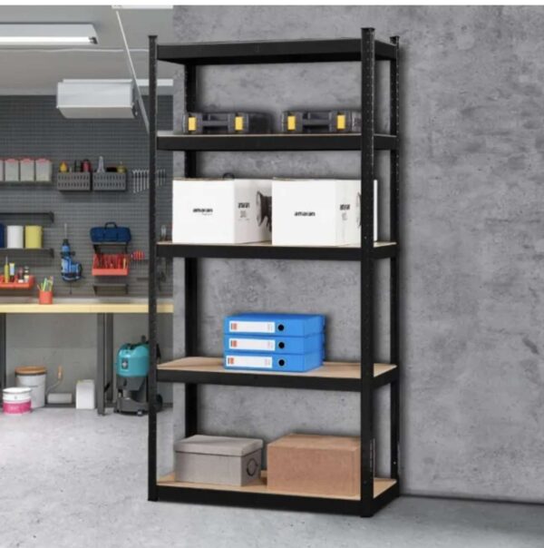 AREBOS 2er Set Schwerlastregal Kellerregal Steckregal Lagerregal Werkstattregal – Bild 3