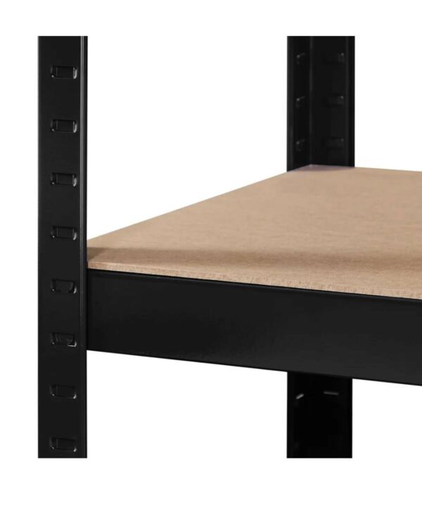 AREBOS 2er Set Schwerlastregal Kellerregal Steckregal Lagerregal Werkstattregal – Bild 10