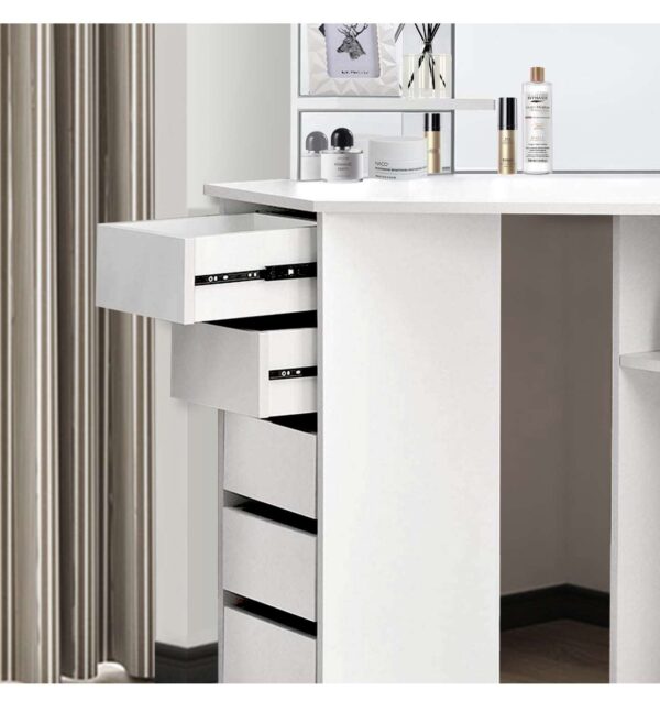 Schminktisch Kosmetiktisch Frisiertisch Frisierkommode Kommode Spiegel Modern (Kopie) – Bild 4