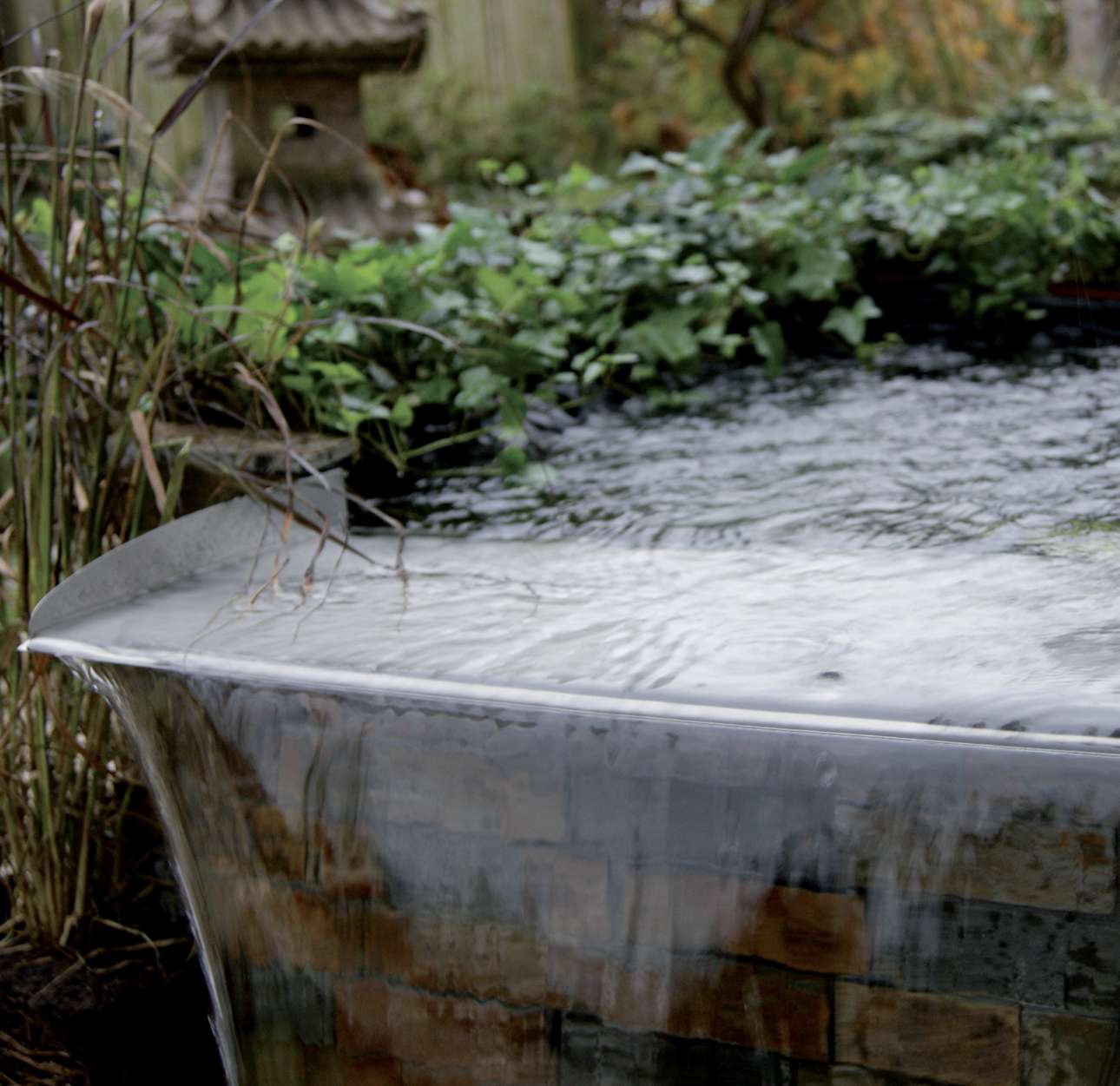 Bachlauf Überlauf-Elemente Gartenteich 30 cm