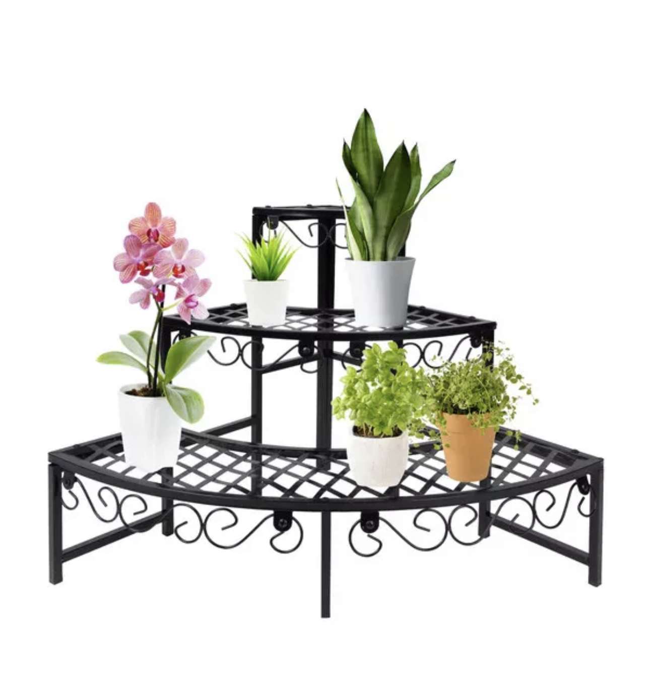 Blumenregal Azur Eisen Pflanzenregal Pflanzentreppe Blumenbank Blumenständer