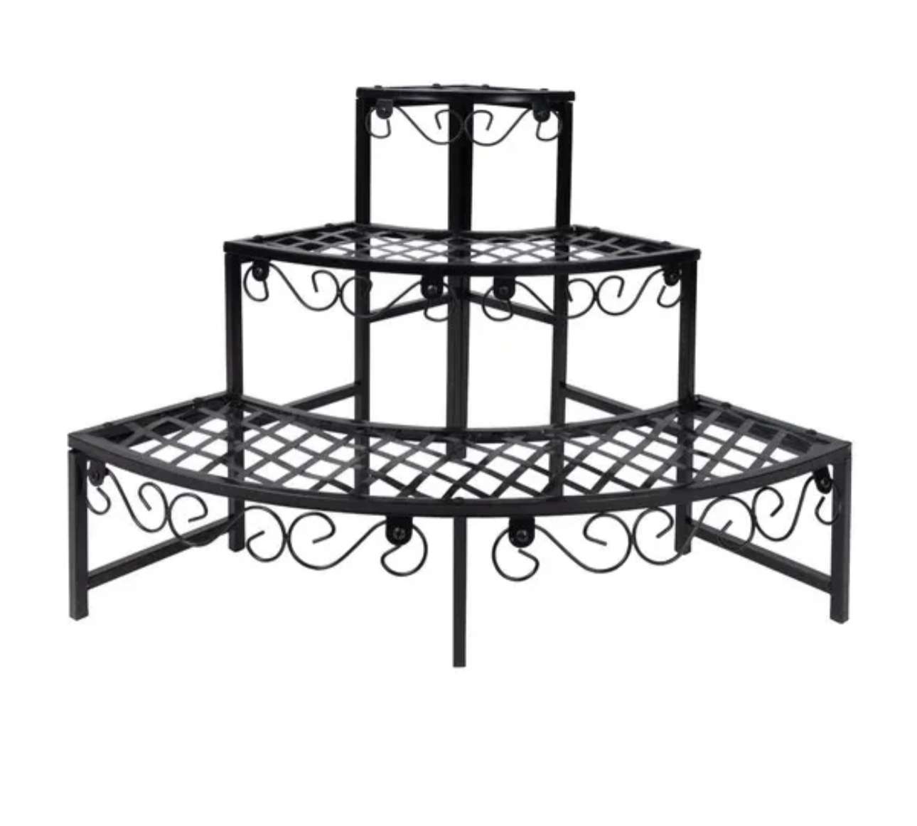 Blumenregal Azur Eisen Pflanzenregal Pflanzentreppe Blumenbank Blumenständer – Bild 4